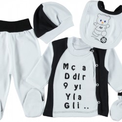 BEŞİKTAŞ TARAFTAR NAKIŞLI 5'Lİ ZIBIN SETİ 