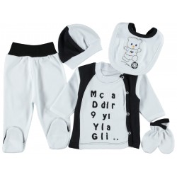 BEŞİKTAŞ TARAFTAR NAKIŞLI 5'Lİ ZIBIN SETİ 