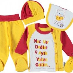 GALATASARAY TARAFTAR NAKIŞLI 5'Lİ ZIBIN SETİ 