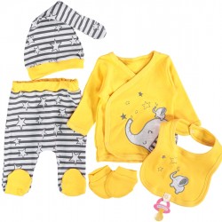 FİL NAKIŞLI 5'Lİ ERKEK ZIBIN SETİ 