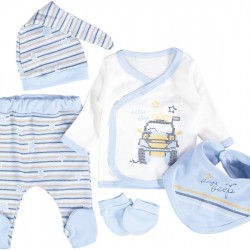 ARABA İŞLEMELİ 5'Lİ ERKEK ZIBIN SETİ 