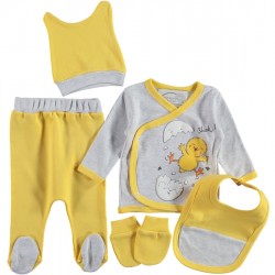 CİVCİV BASKILI 5'Lİ ZIBIN TAKIMI 3 AY 